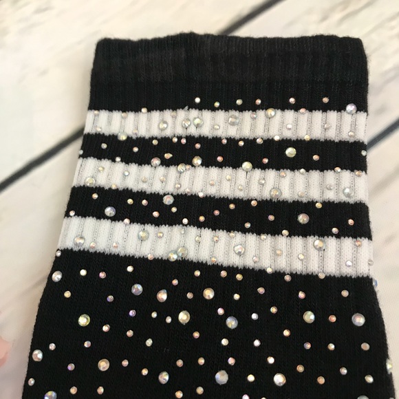 Sexy Sparkle Bling Rhinestone Over The Knee Socks - Picture 7 of 10